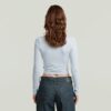 Cropped Mock Slim Top