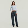 Cropped Mock Slim Top