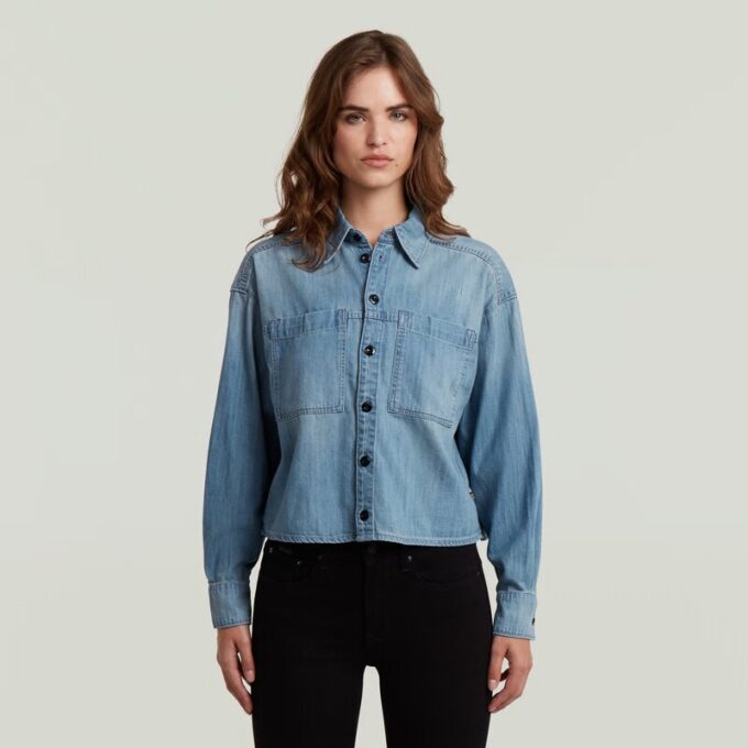 Cropped Relaxed Shirt
