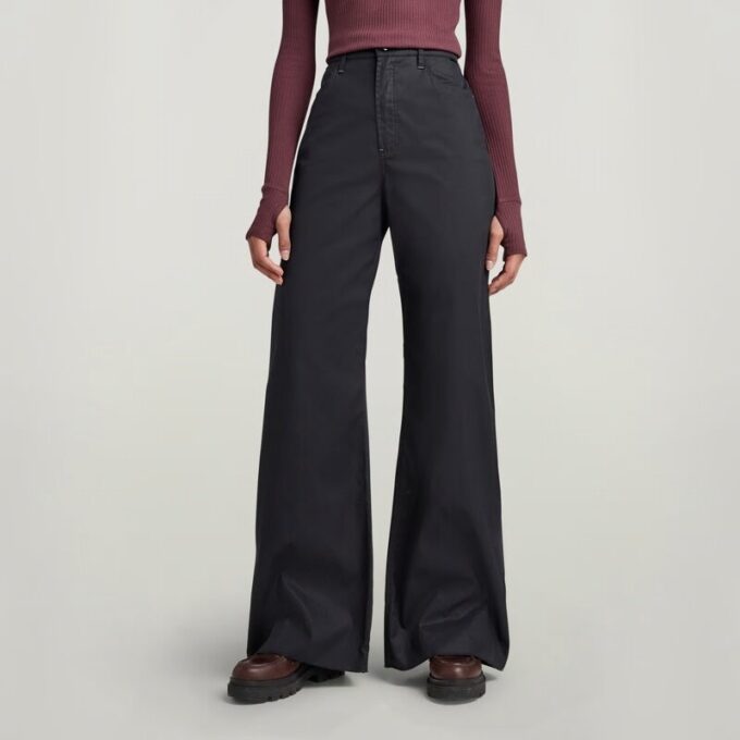 Deck Ultra High Wide Leg Pants Deck Ultra High Wide Leg Pants