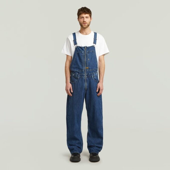 Denim Dungaree 3D Loose Denim Dungaree 3D Loose