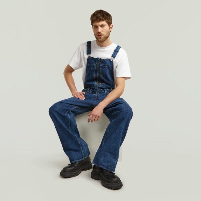 Denim Dungaree 3D Loose Denim Dungaree 3D Loose