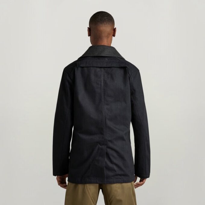 Denim Peacoat