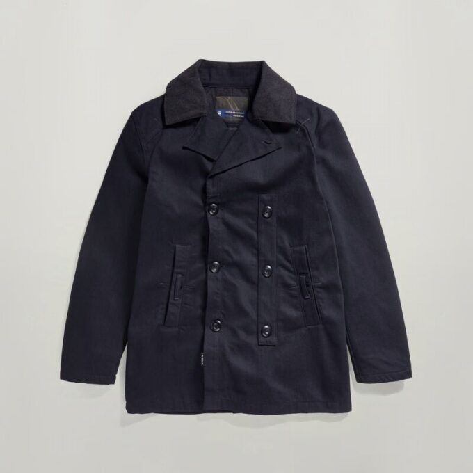 Denim Peacoat
