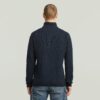 Double Collar Half Zip Knit