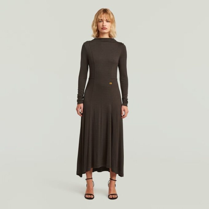Drape Jersey Dress