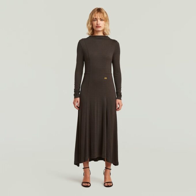 Drape Jersey Dress