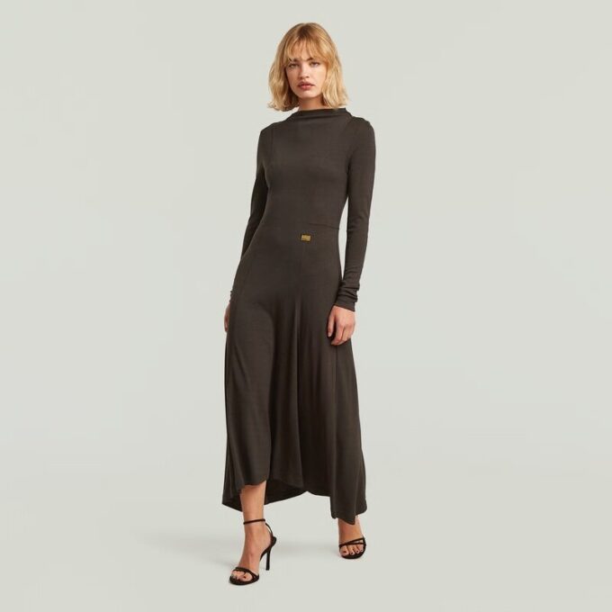 Drape Jersey Dress