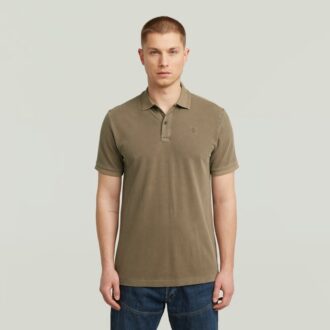 Dunda Overdyed Slim Polo Short Sleeve