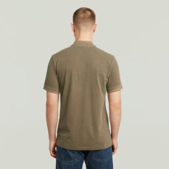 Dunda Overdyed Slim Polo Short Sleeve