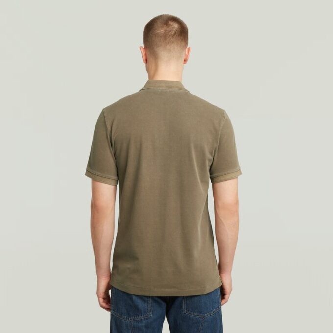 Dunda Overdyed Slim Polo Short Sleeve Dunda Overdyed Slim Polo Short Sleeve