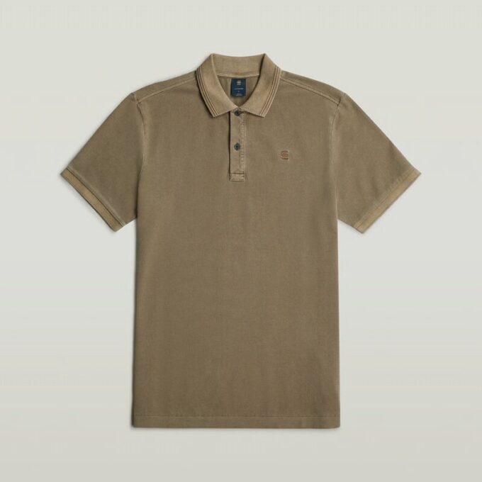 Dunda Overdyed Slim Polo Short Sleeve Dunda Overdyed Slim Polo Short Sleeve