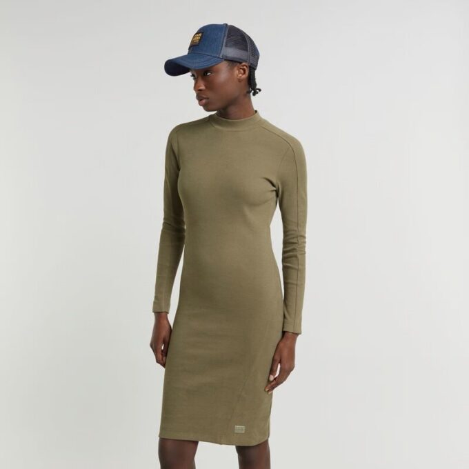 Ergonomic Slim Rib Dress Ergonomic Slim Rib Dress