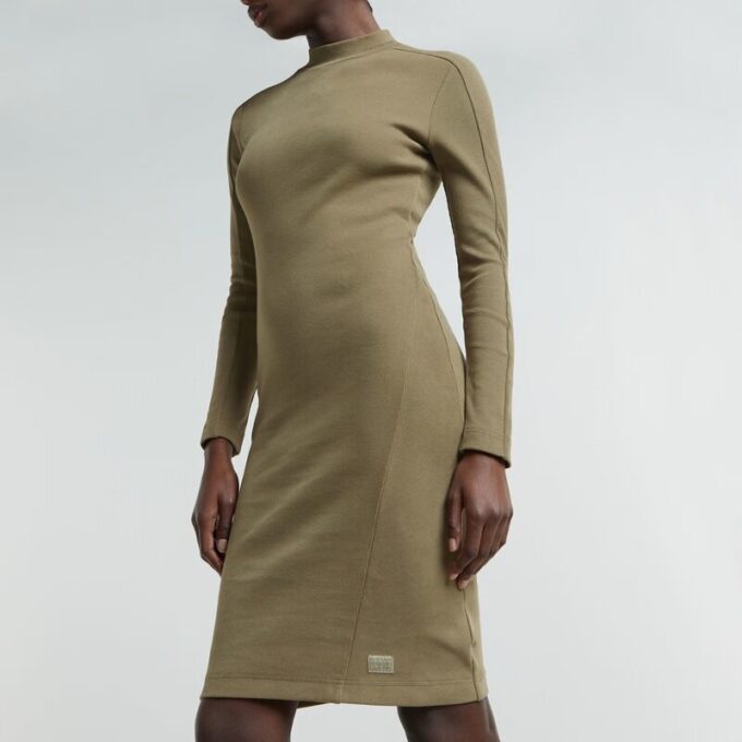 Ergonomic Slim Rib Dress Ergonomic Slim Rib Dress