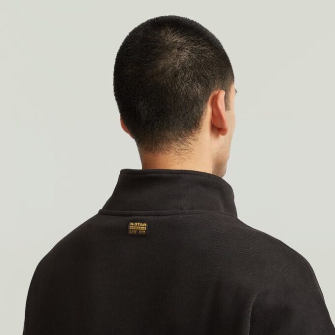 Fabric Mix Half Zip Sweater Fabric Mix Half Zip Sweater