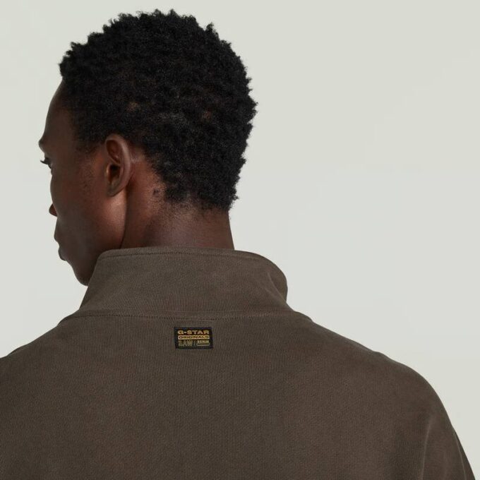 Fabric Mix Half Zip Sweater Fabric Mix Half Zip Sweater