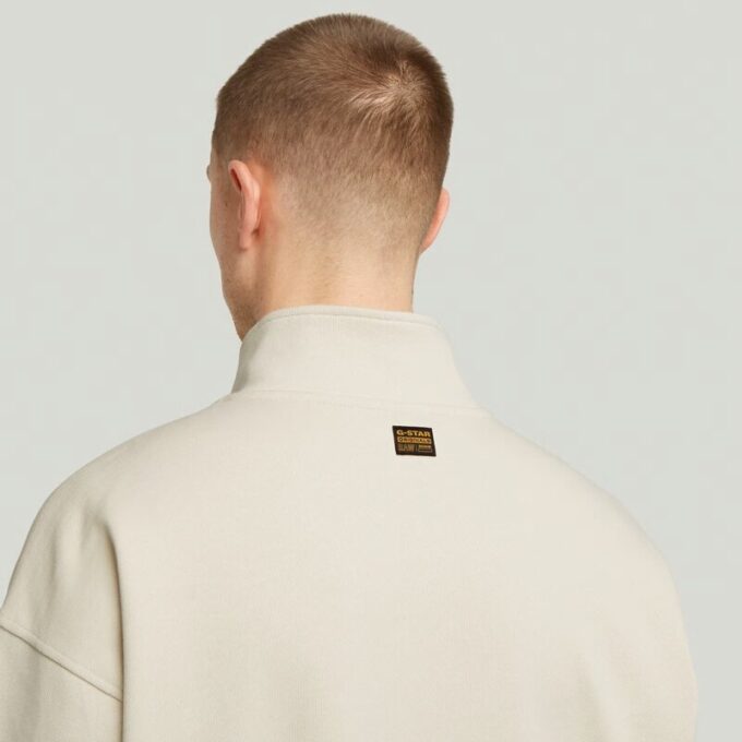 Fabric Mix Half Zip Sweater Fabric Mix Half Zip Sweater