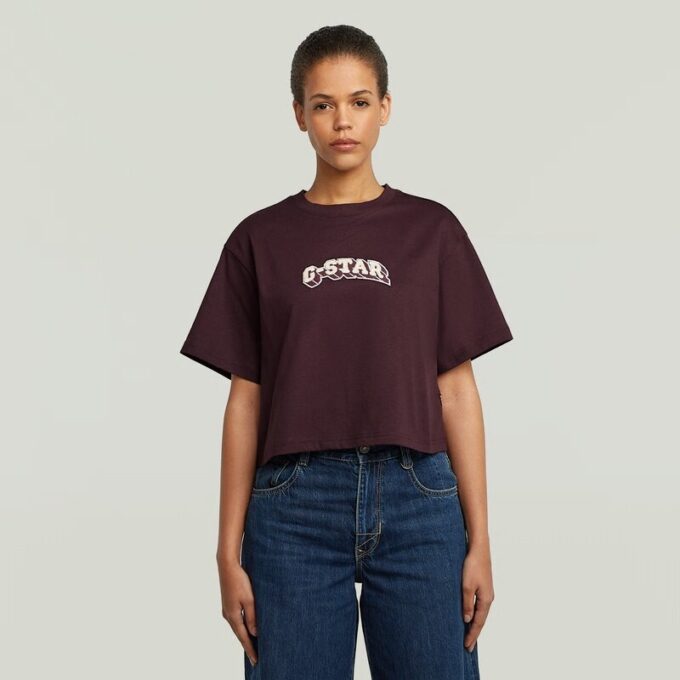 Felt Logo Boxy T-Shirt