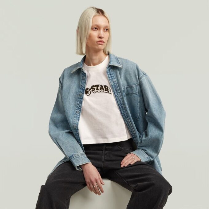 Felt Logo Boxy T-Shirt Felt Logo Boxy T-Shirt