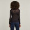 Fine Lace AOP Slim Top