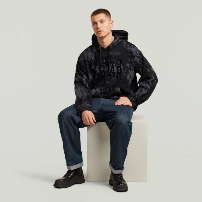 Flock AOP Hoodie Sweater Flock AOP Hoodie Sweater