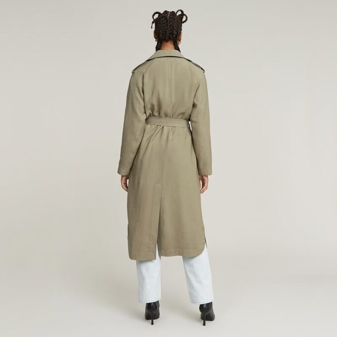 Fluid Trench Coat