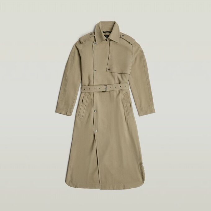 Fluid Trench Coat
