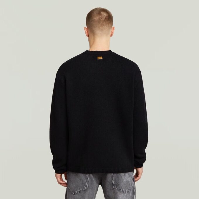 G Logo Relaxed Knit Pullover