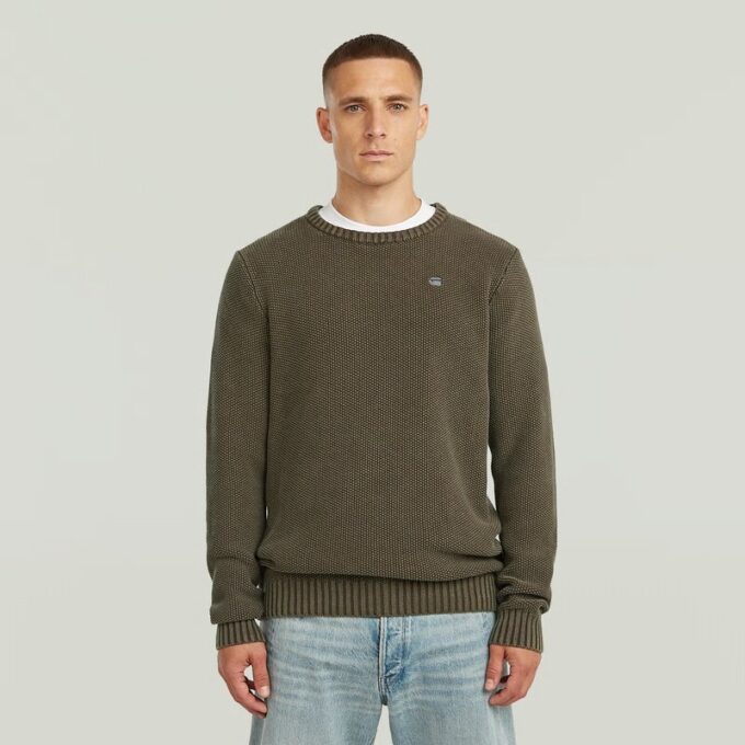 Garment Dyed Structure Knit