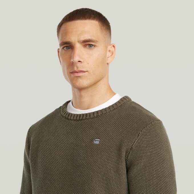 Garment Dyed Structure Knit