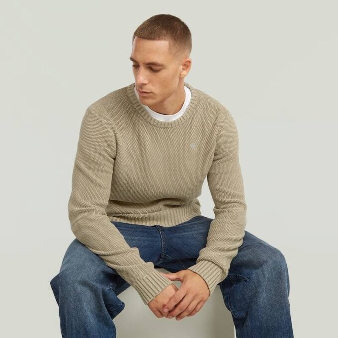 Garment Dyed Structure Knit Garment Dyed Structure Knit