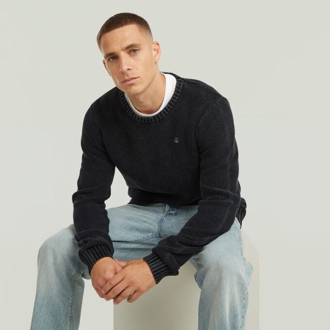 Garment Dyed Structure Knit