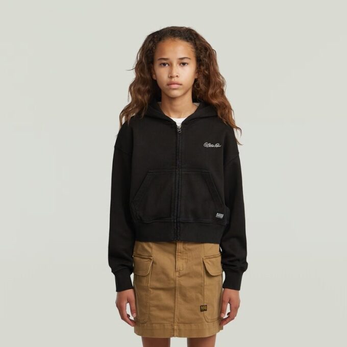 Girls AR Hooded Sweater Cropped