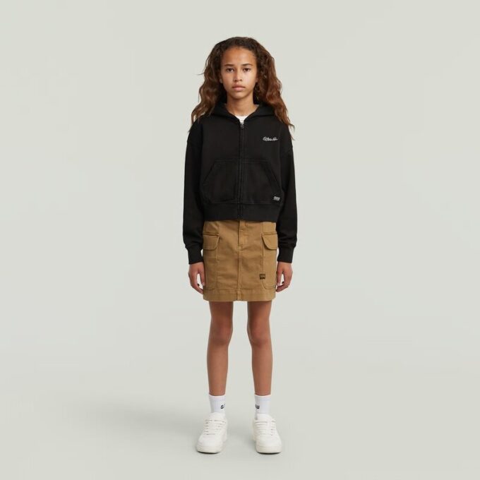Girls AR Hooded Sweater Cropped