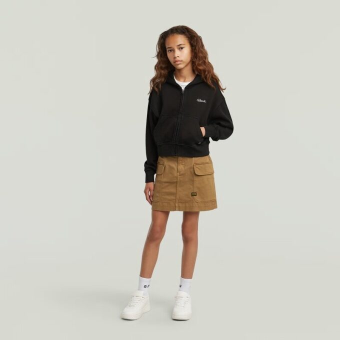 Girls AR Hooded Sweater Cropped