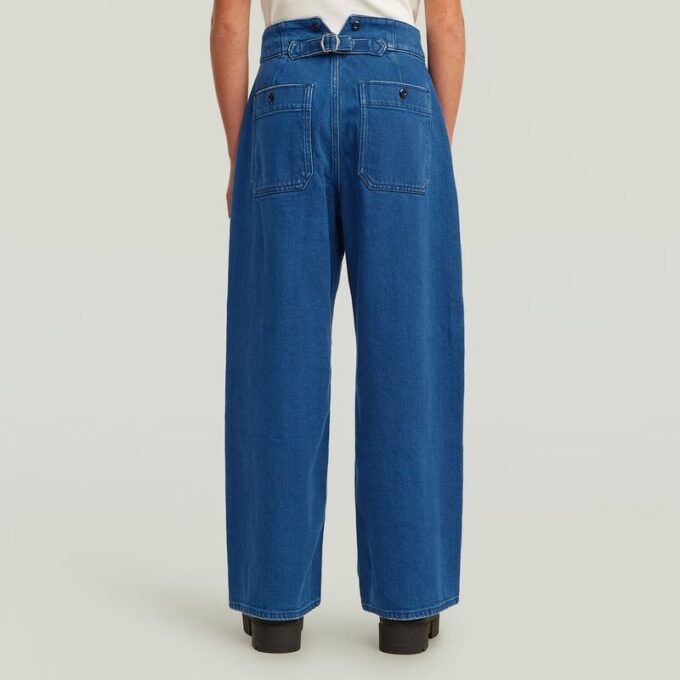 Girls Barrel Utility High Loose Jeans