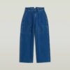 Girls Barrel Utility High Loose Jeans