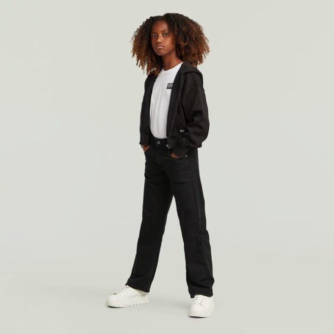 Girls Bowey 3D Carpenter Loose Jeans