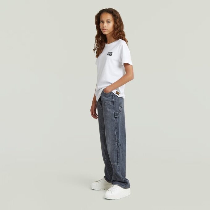 Girls Bowey 3D Carpenter Loose Pants