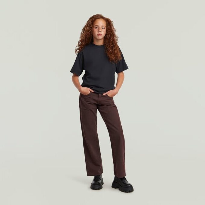 Girls Bowey 3D Carpenter Loose Pants