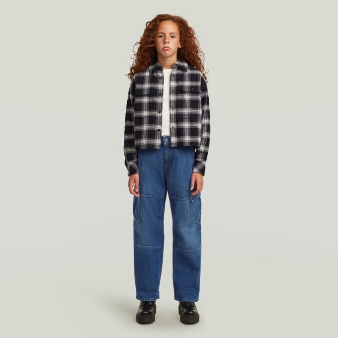 Girls Bowey 3D Extreme Cargo Loose Jeans