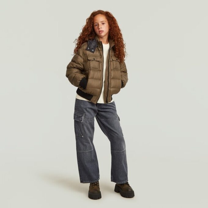 Girls Bowey 3D Extreme Cargo Loose Jeans