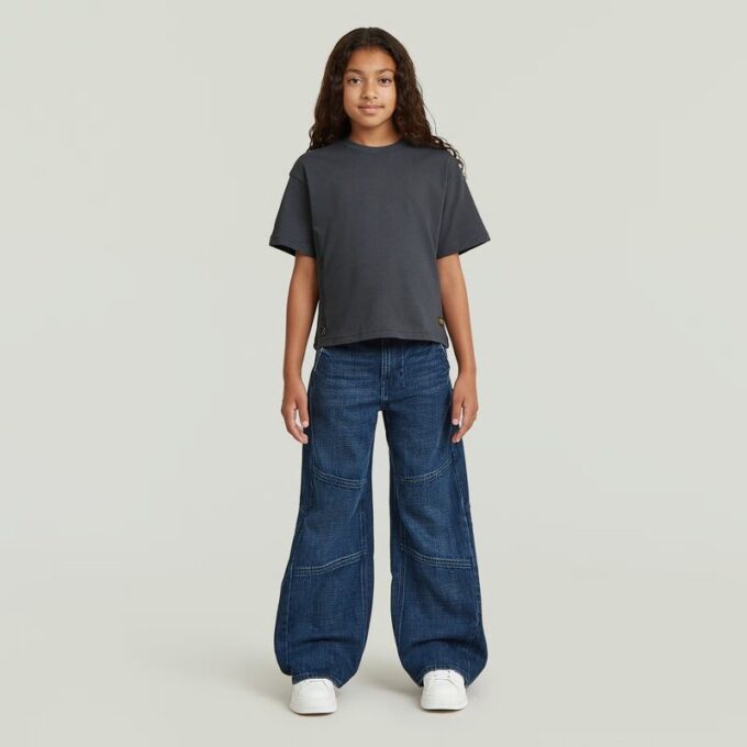 Girls Bowey 3D Extreme Carpenter Loose Jeans