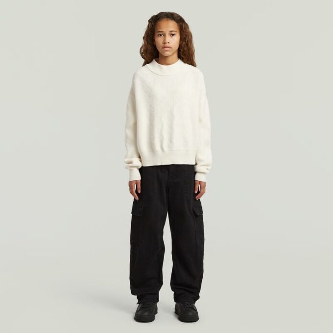 Girls Cargo 3D Boyfriend Pant