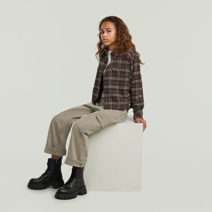 Girls Cargo 3D Boyfriend Pant