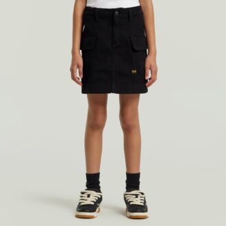 Girls Cargo Mini Skirt