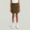 Girls Cargo Mini Skirt