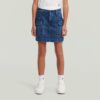 Girls Cargo Mini Skirt