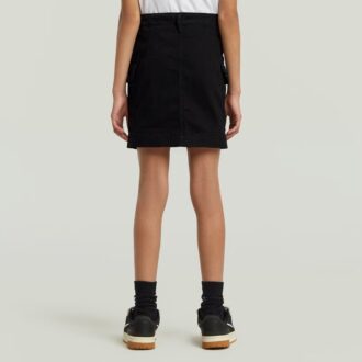 Girls Cargo Mini Skirt