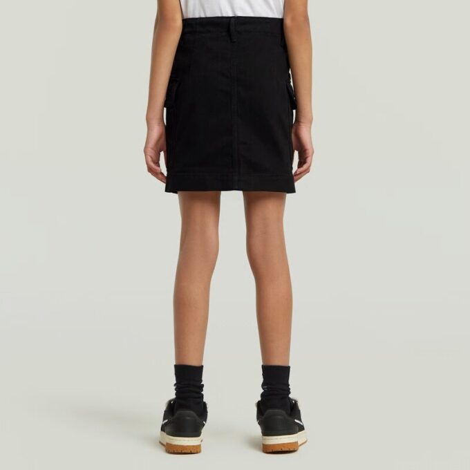 Girls Cargo Mini Skirt